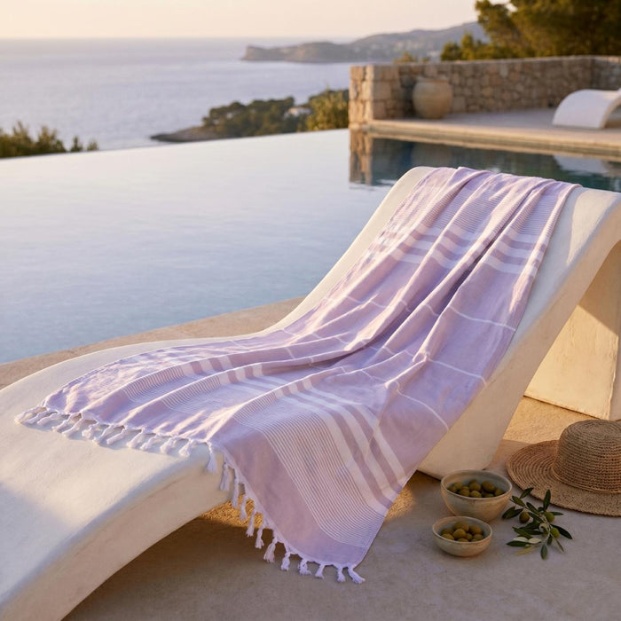 BEACH TOWEL 80X160CM PURPLE