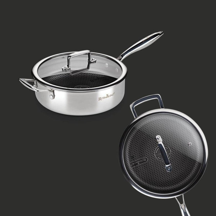 DEEP FRYING PAN 24 CM ROSMARINO HEXAPRO