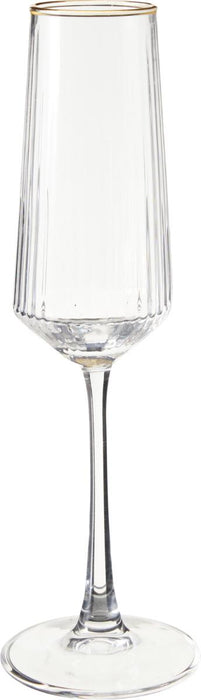 CHAMPAGNE GLASS 215ML 47X245MM GLASS