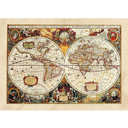 PHOTO WALLPAPER PREMIUM MAXI 160X110 CM. 1Ch. WORLD MAP