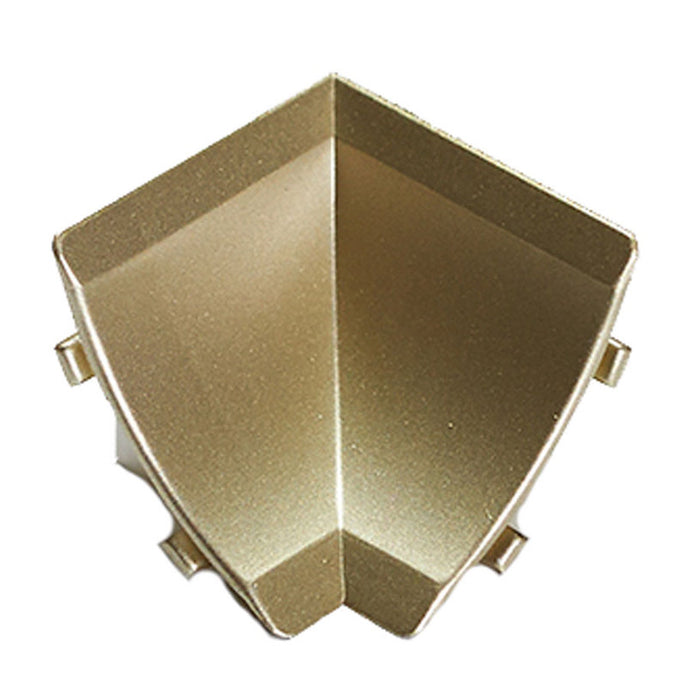 INTERIOR CORNER FOR WATERPROOF MOLDING PF24 GOLD 2 PCS.