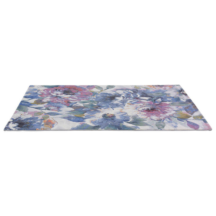 CARPET ARGENTUM 120X170 CM. BLOOMING BLUE