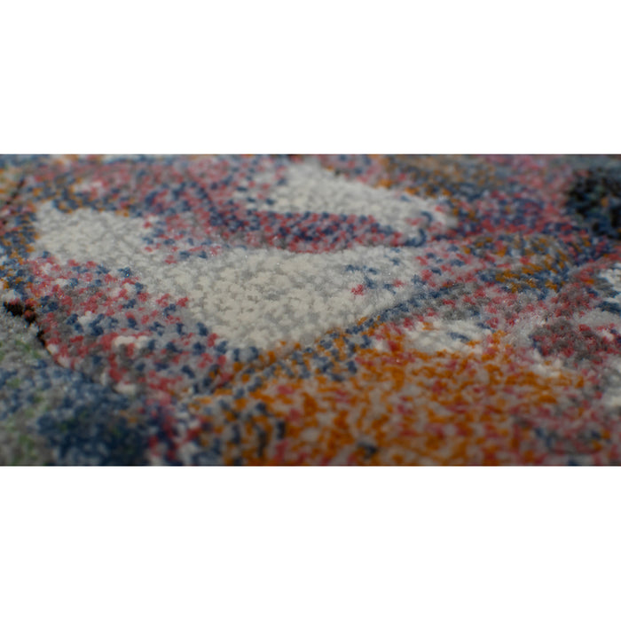 CARPET ARGENTUM 120X170 CM. BLOOMING BLUE