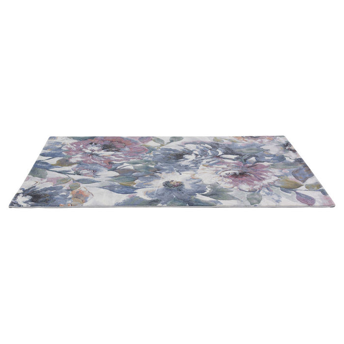 CARPET ARGENTUM 200X290 CM. BLOOMING BLUE