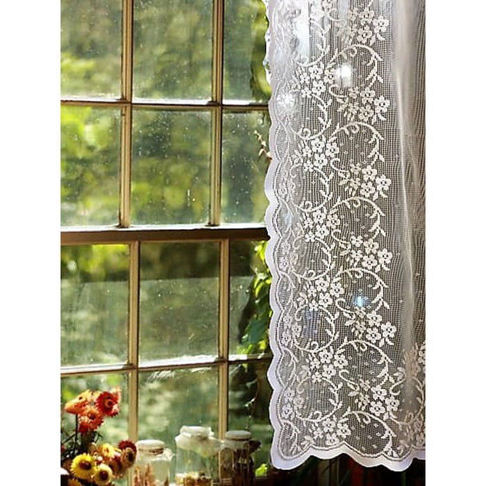 LACE CURTAIN 140X265 CM. CREAM