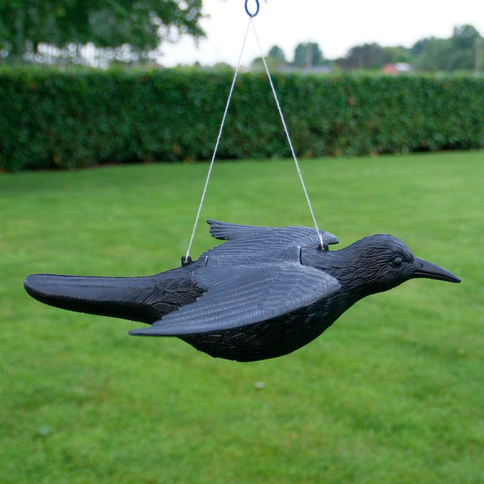 HANGING DECORATIVE RAVEN FIGURE