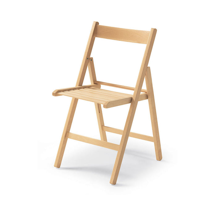 FOLDING WOODEN CHAIR FLEX BEECH 42.5X47.5X79 CM.