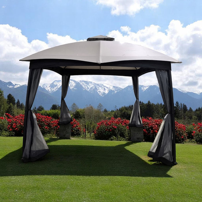 GARDEN TENT 295X295CM WITH INSECT NET HD-8632