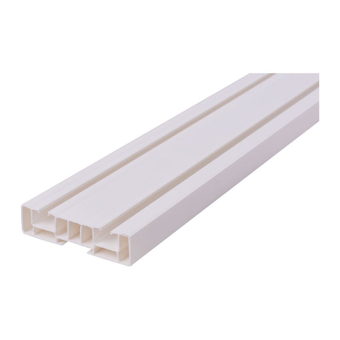 DOUBLE-CHANNEL PVC MOLDING 200 CM.