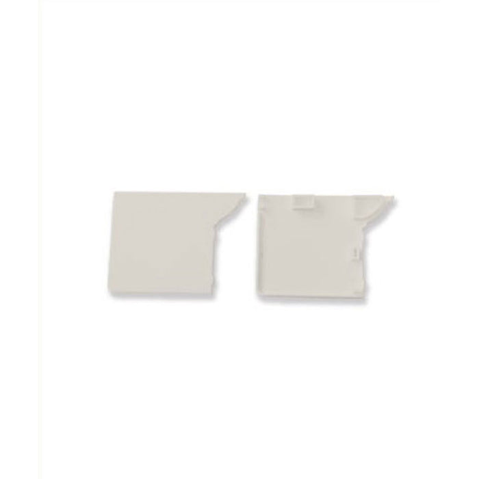 ACCESSORY TIP 2 PCS. FOR TWO-CHANNEL PVC MOLDING WITH FRONT
