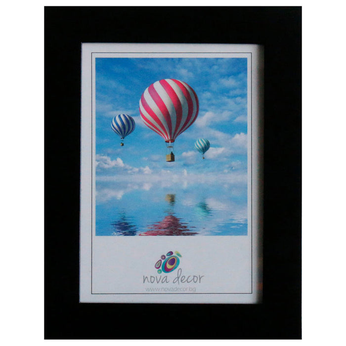 BLACK MDF PHOTO FRAME 10X15 CM.