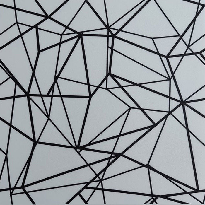 CEILING PANEL XPS 50X50 CM. 2 M2/PACKAGE GLAMOR 05 BLACK/WHITE 2 SQ.M.