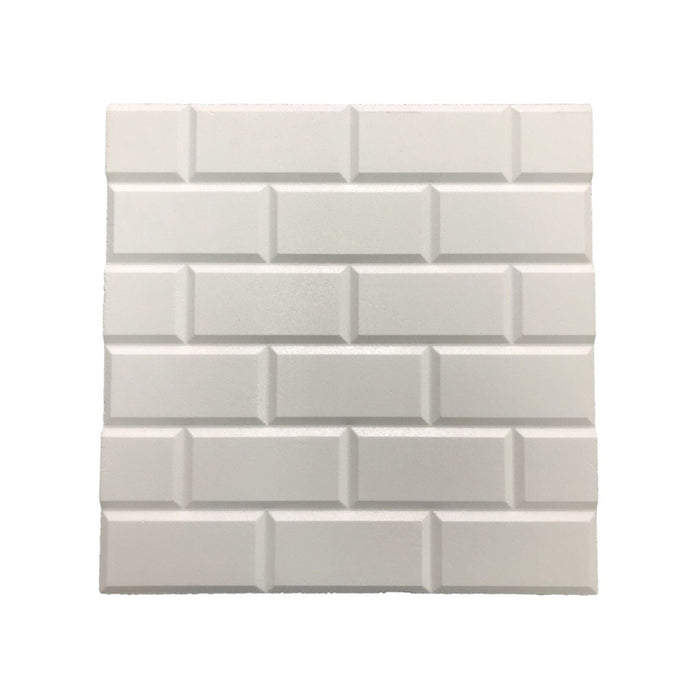 DECORATIVE PANEL TS 12 WHITE BRICKS 50X50 CM