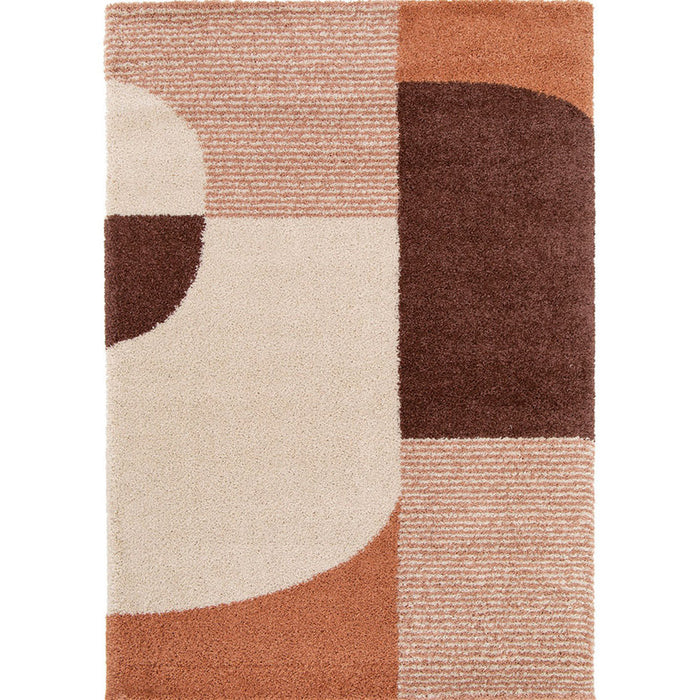 CARPET SKY SEMI CIRCLE 80X150 CM. ORANGE