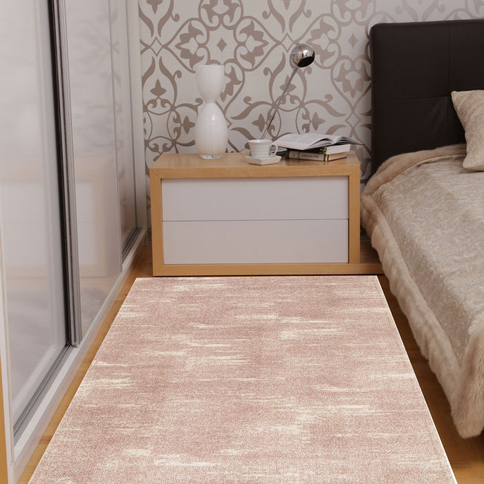 CARPET FLOWER 80X150 CM. PINK