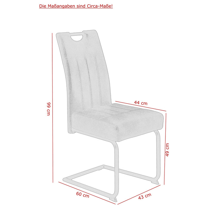 VICTORIA DINING CHAIR BROWN