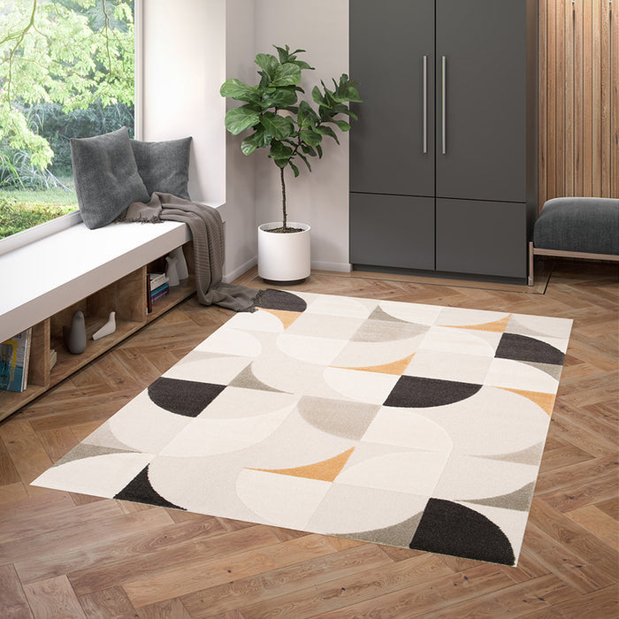 CARPET BRERA 80X150 CM MODERN SQUARES