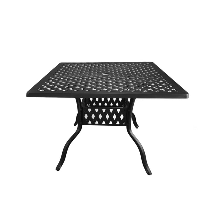 GARDEN TABLE 100X100X73.5CM ALUMINUM HD- 9909
