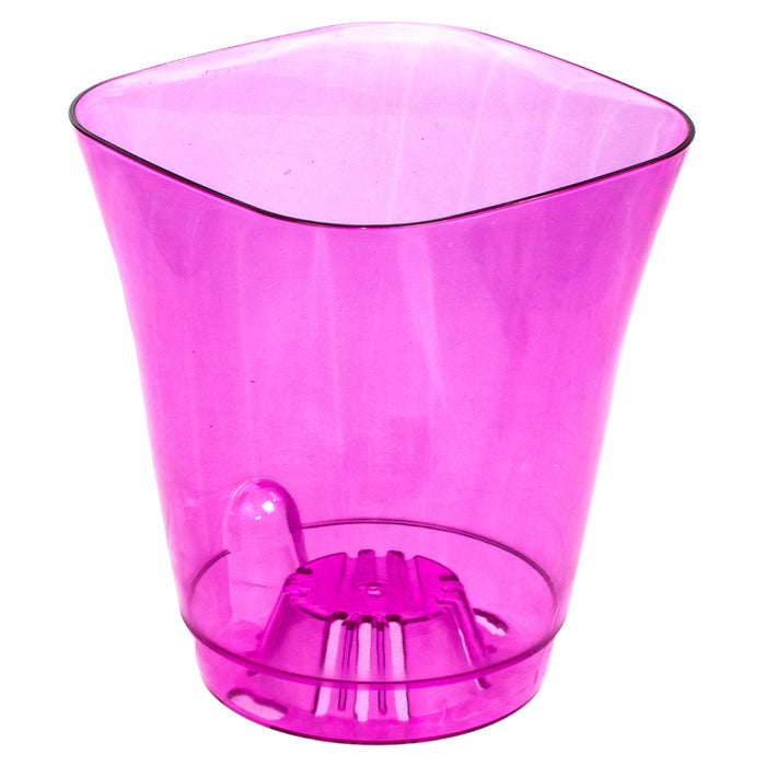 PLASTIC POT 13X13CM FOR ORCHID