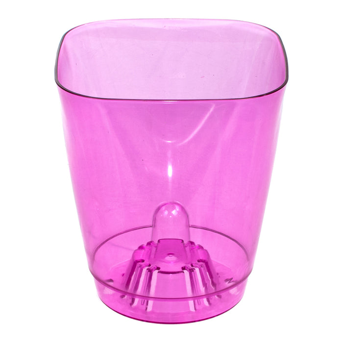 PLASTIC POT 13X13CM FOR ORCHID