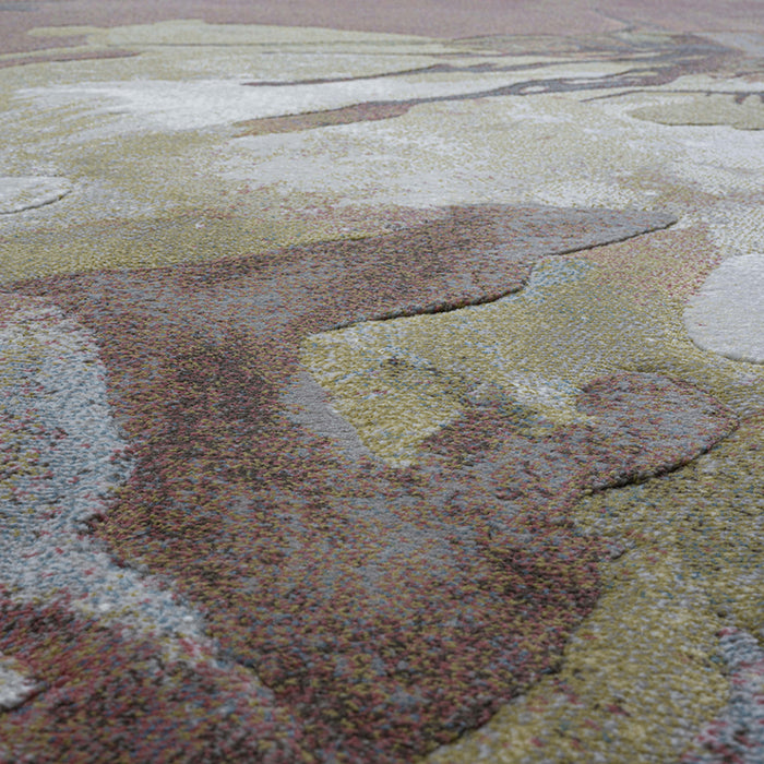 CARPET ARGENTUM ABSTRACT 133X195 CM RUST