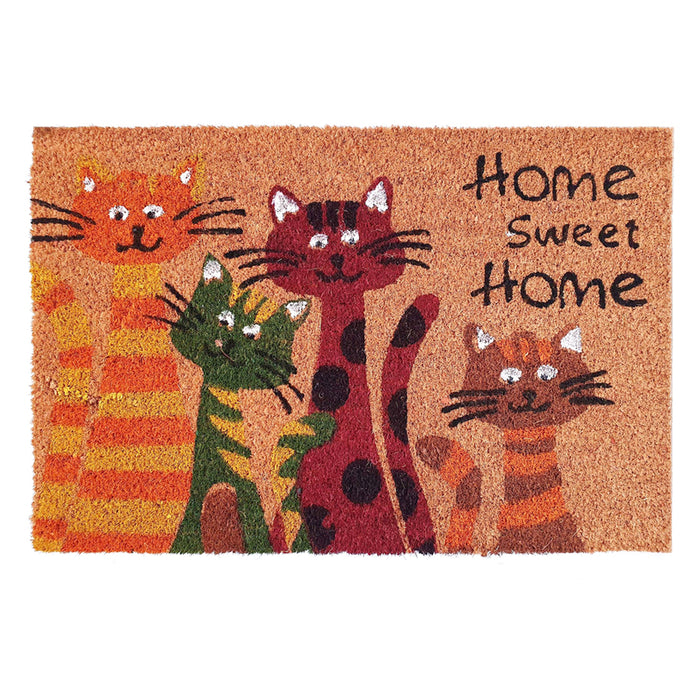 COCONUT/VINYL DOOR 40X60 CM CATS