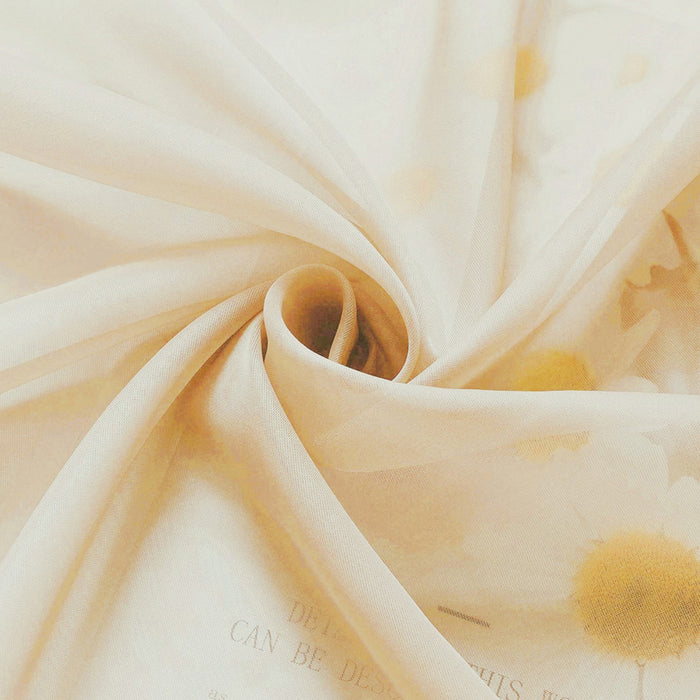 TRANSPARENT CURTAIN 145X270 CM VOILE BEIGE