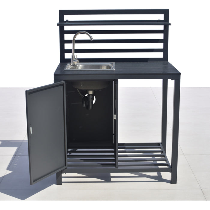 OUTDOOR KITCHEN MODULE WITH SINK AND CABINET HD-10737