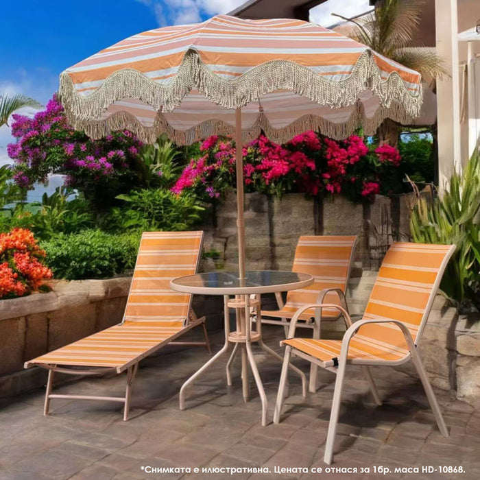 GARDEN TABLE Ф80Х70CM HD-10868