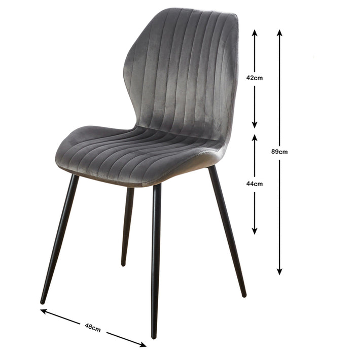DINING CHAIR KJC104 GRAY