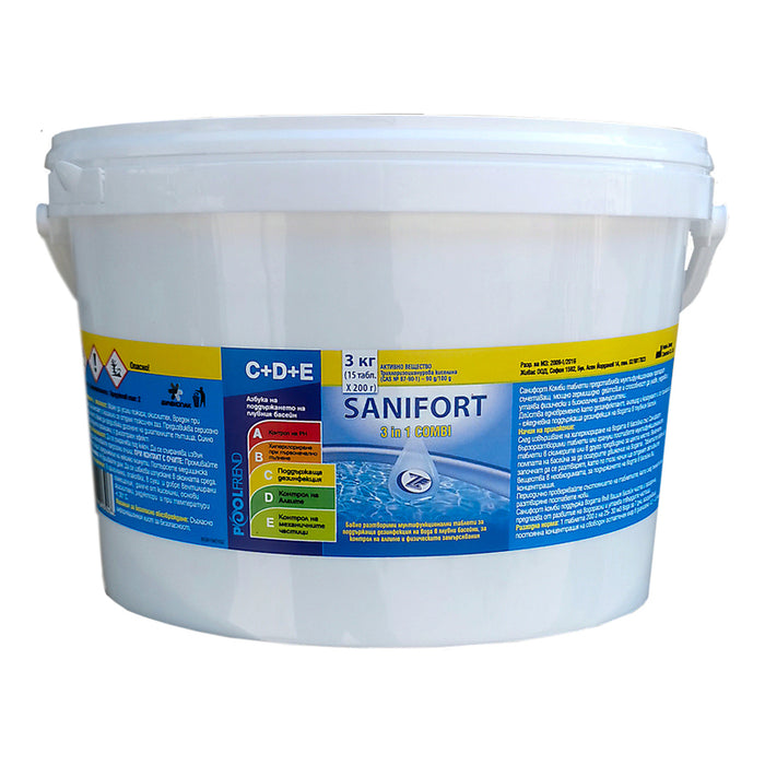 ALGAE CONTROL POOL TABLETS 3B1 SANIFORT
