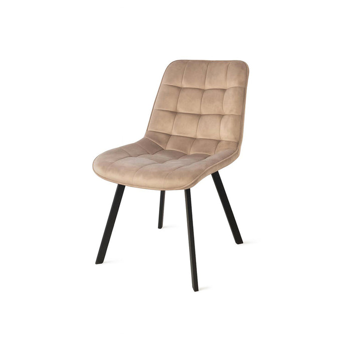 SQUARE BEIGE DINING CHAIR