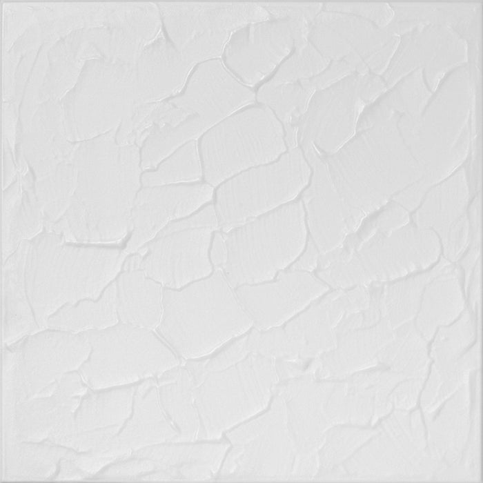 CEILING PANEL XPS 50X50 CM 0811 WHITE 2 M2/PACK