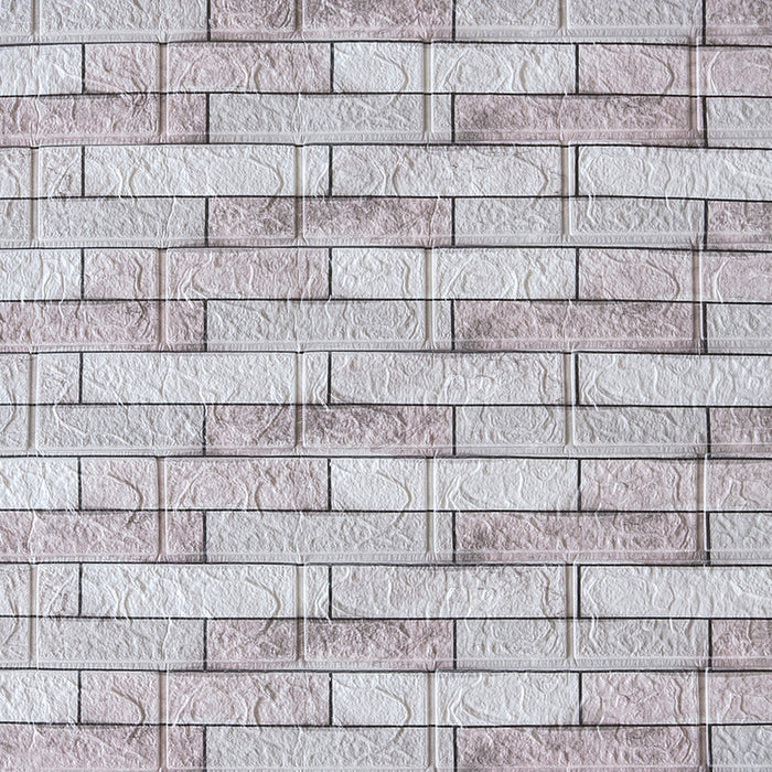 SELF-ADHESIVE PVC PANEL 70X77X0.3 CM GRAY BRICKS