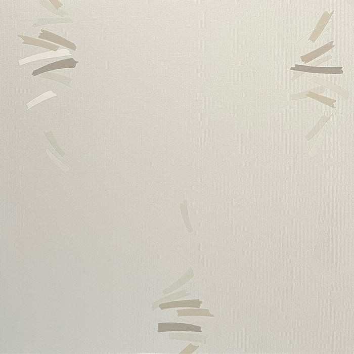 WALLPAPER VINYL STUCCO LINES WHITE