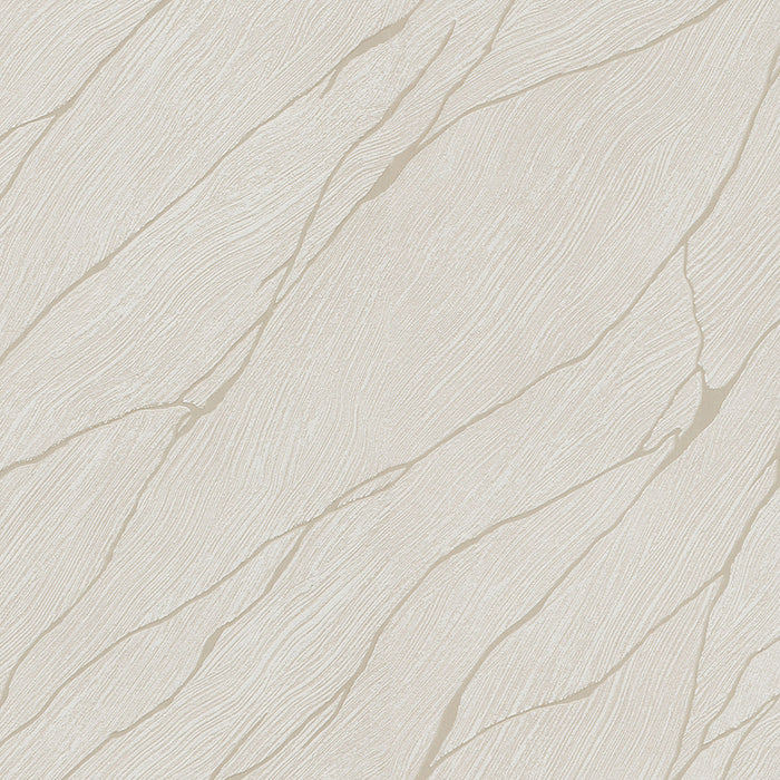 WALLPAPER VINYL LEAVES MARBLE WOOD BEIGE
