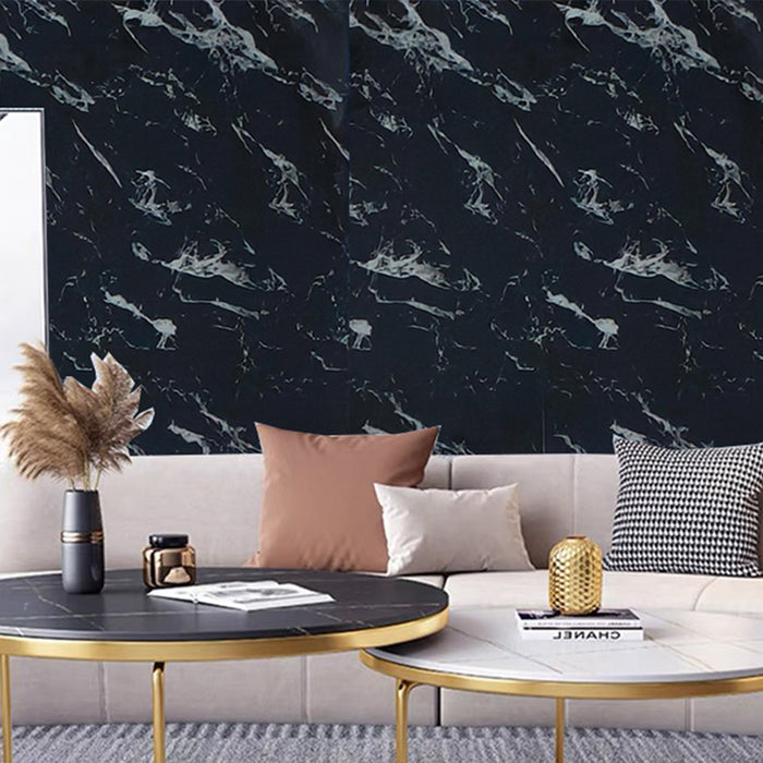 SELF-ADHESIVE PANEL 30X60 CM BLACK MARBLE 1.08 M2