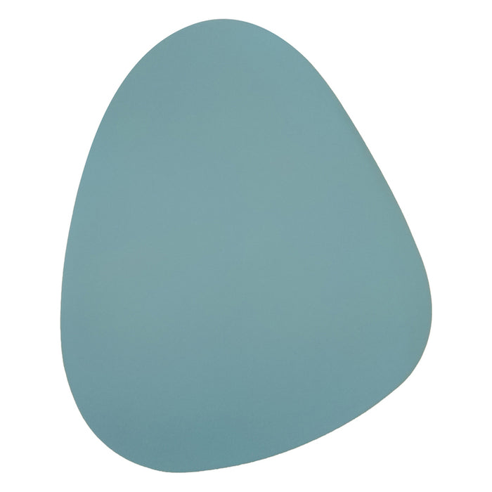 LEATHER TABLE MAT 45X36 CM BLUE/GREEN