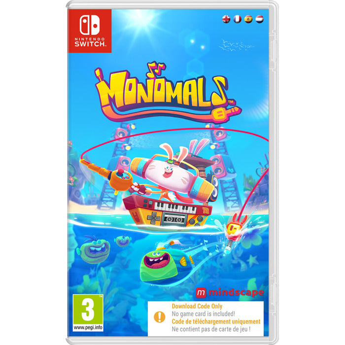MONOMALS GAME CODE IN NINTENDO SWITCH BOX