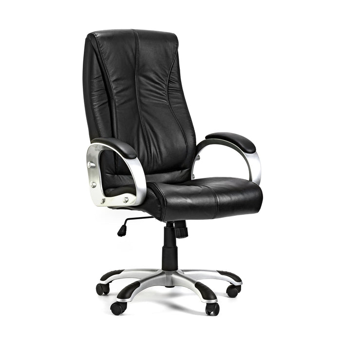 Director's chair Hugo, eco-leather, black