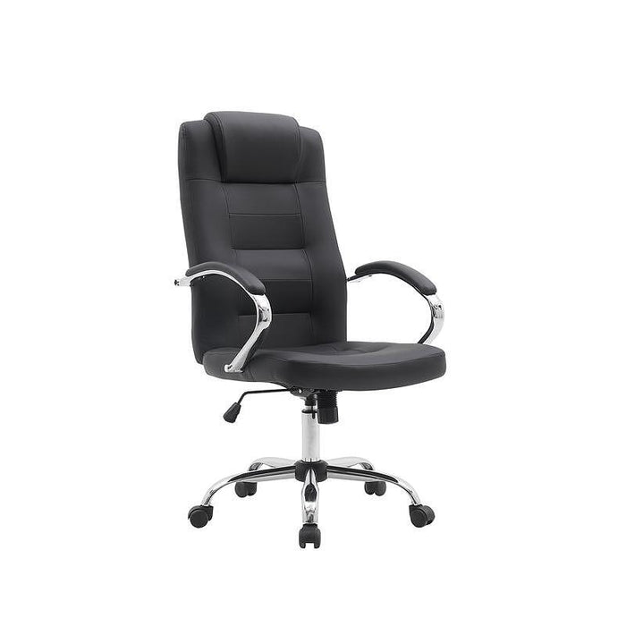 Executive chair Slash, genuine leather, black