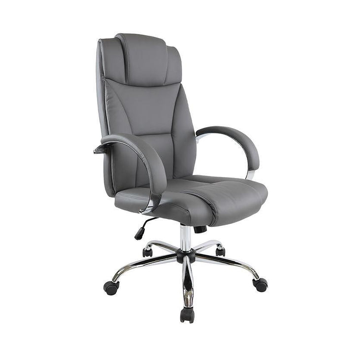 Director's chair Aida, eco-leather, gray