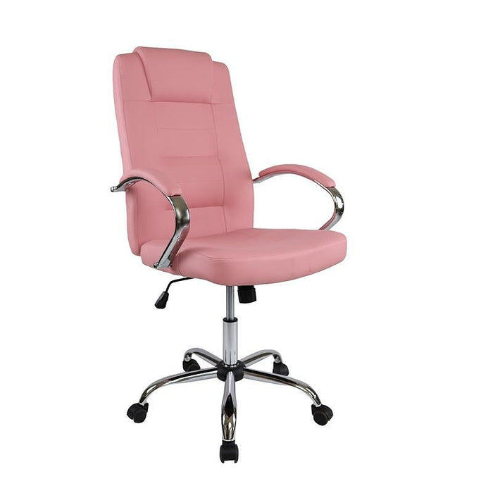 Executive chair Slash, eco-leather, pink