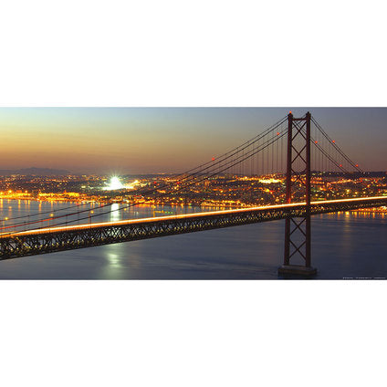 PHOTO WALLPAPER HORIZONTAL 202X90 CM. 1Ch. GOLDEN BRIDGE