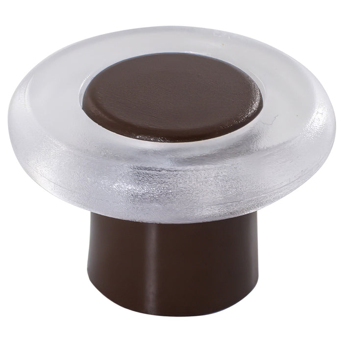 FURNITURE HANDLE CRYSTAL BROWN