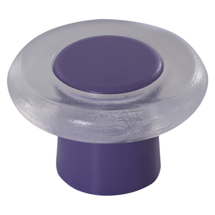 FURNITURE HANDLE CRYSTAL PURPLE