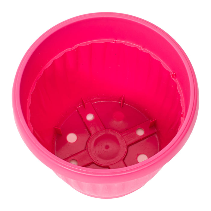 PLASTIC POT F14CM RIB