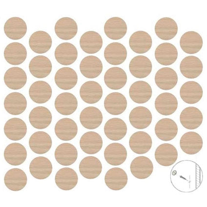 SELF-ADHESIVE SCREW CAPS 50 PCS.