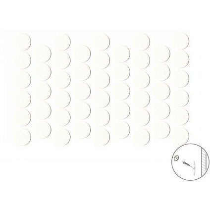 SELF-ADHESIVE SCREW CAPS 50 PCS.