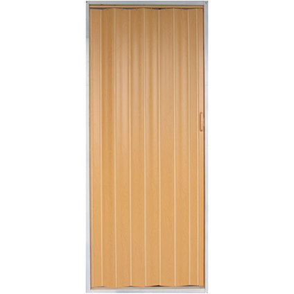FOLDING DOOR ACCORDION PVC OAK